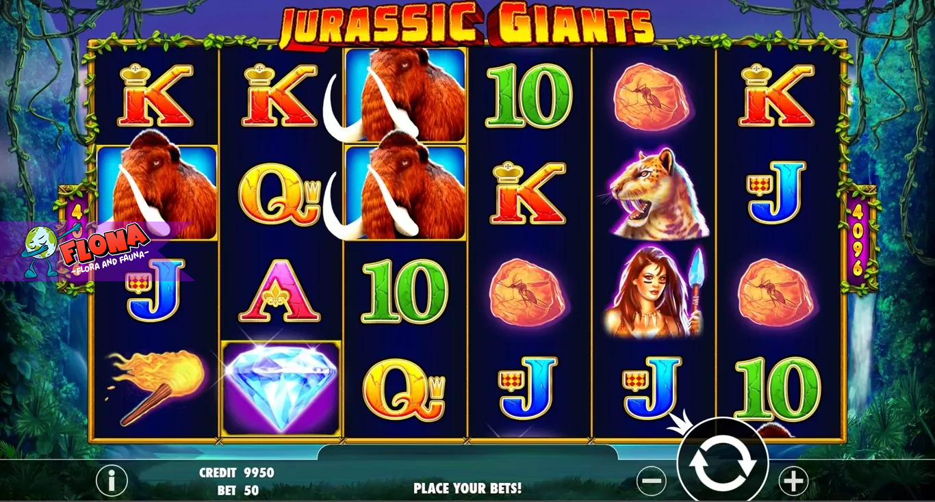 Jurassic Giants Slot: Temui Dinosaurus dan Mamut dalam Mesin Slot 6x4 dengan 4096 Cara Menang