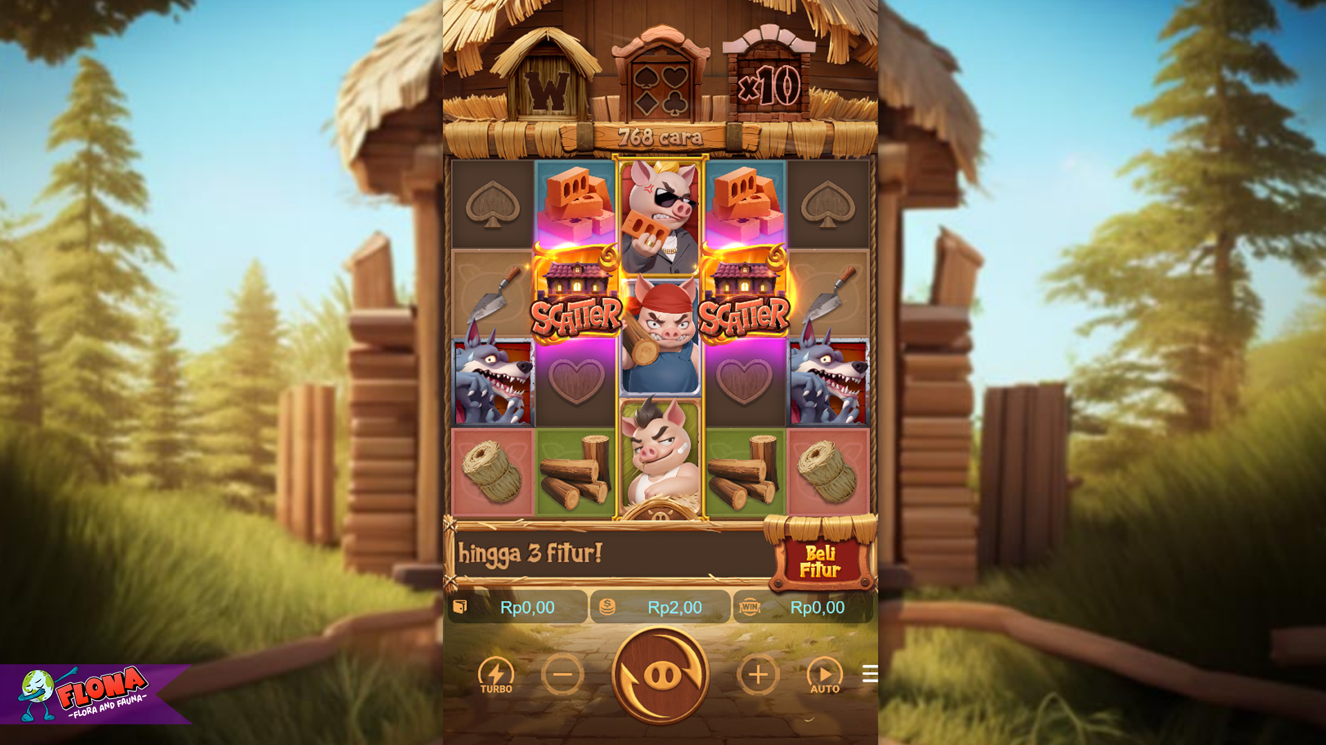 Ruby8000 Fitur Eksklusif Sentil Three Crazy Piggies Jadi Gacor