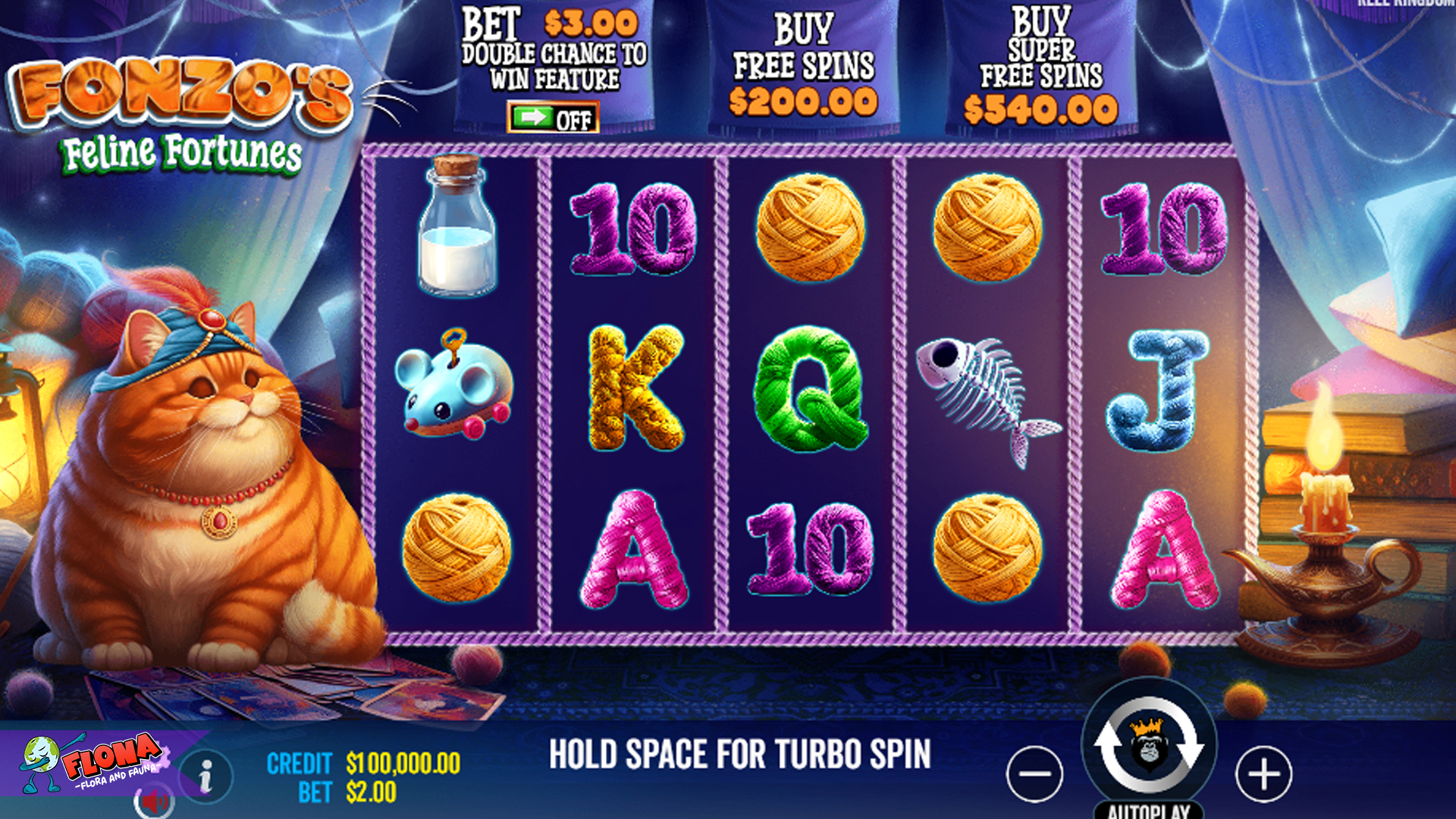 Slot Online Fonzo’s Feline Fortunes Paling Hits dan Gokil