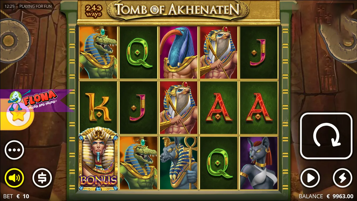 Tomb of Akhenaten: Slot Bertema Mesir Kuno dengan Jackpot 26.261x